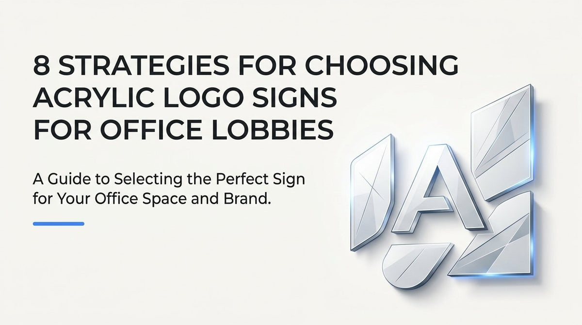 8 Strategies for Choosing Acrylic Logo Signs for Office Lobbies