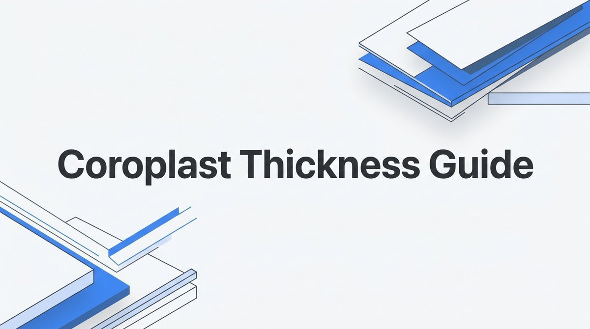 How to Choose the Right Coroplast Thickness: A Coroplast Thickness Guide - JYS Sign & Print Co