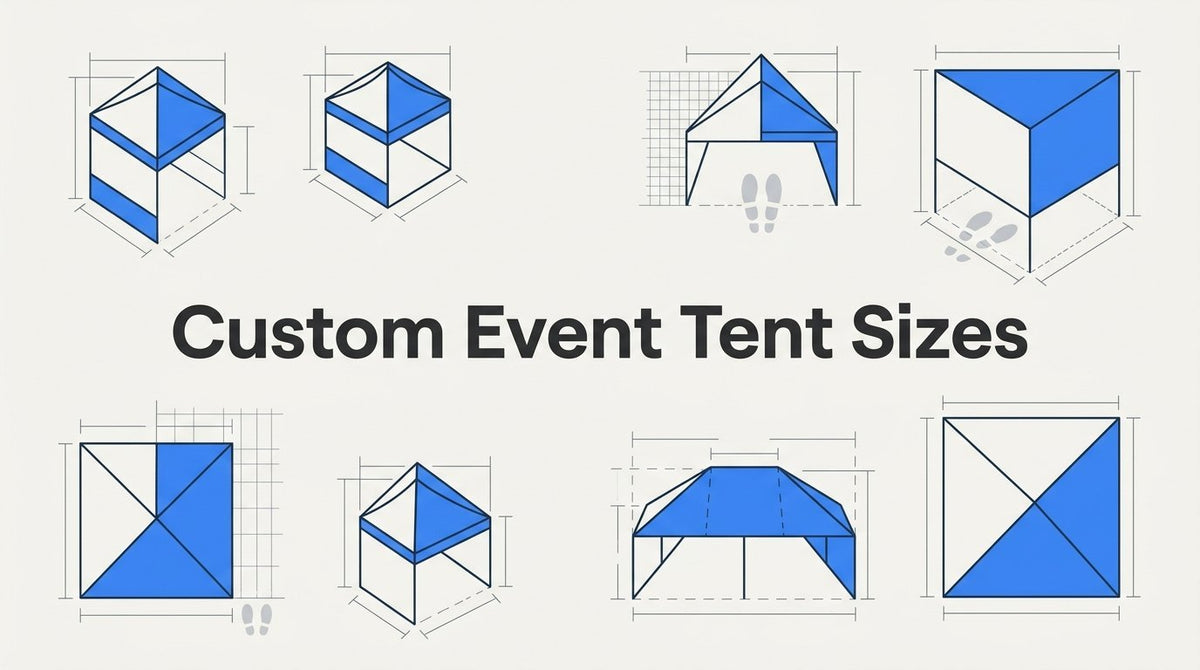 Custom Event Tent Sizes: A Complete Guide to Choosing the Right Fit - JYS Sign & Print Co