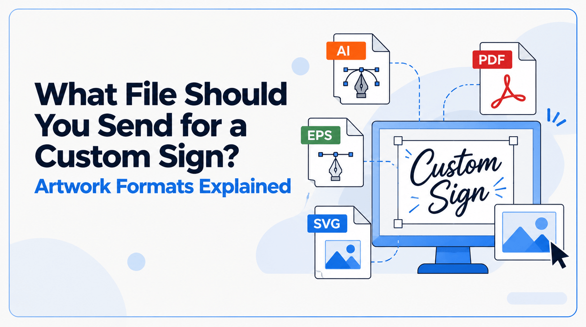 What File Should You Send for a Custom Sign? Artwork Formats Explained - JYS Sign & Print Co