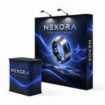Straight Velcro Fabric Pop Up Display